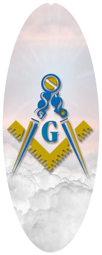 DNSA18-370-PK Masonic Lodge Clouds Pink